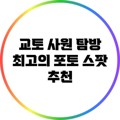 교토 사원 탐방: 최고의 포토 스팟 추천